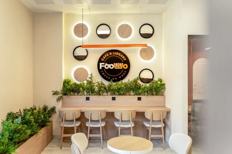 Kiremit Mimarlık İş Ortaklığıyla Foowo Cafe Library Projesi